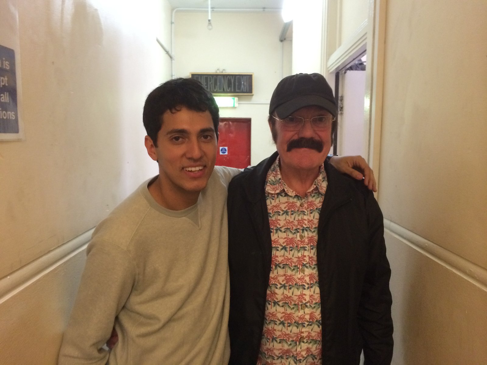Guilherme Rancanti with Howie Casey, Royal Court Theatre Liverpool 2014